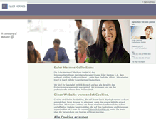 Tablet Screenshot of eulerhermes-collections.de